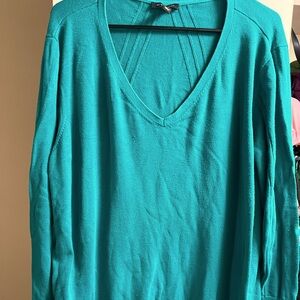 H by Halston, 3x Teal Tunic Sweater